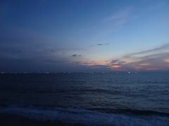 abendstimmung am meer  indien abendstimmung am meer  indien