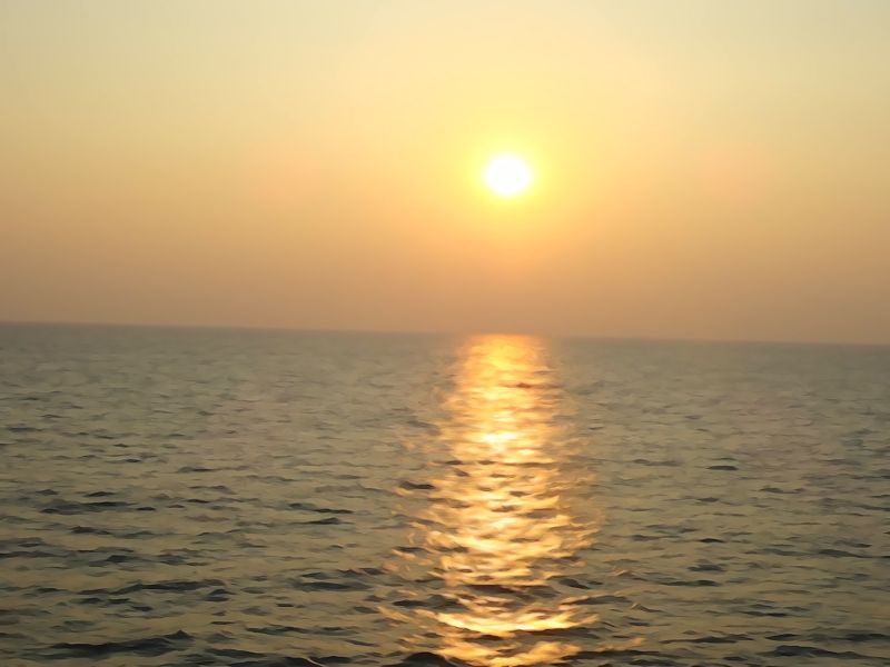 meer mit abendsonne meer mit abendsonne