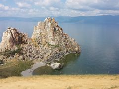 shaman s rock   lake baikal shaman s rock   lake baikal