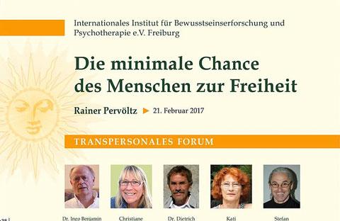 Die minimale Chance des Menschen zur Freiheit